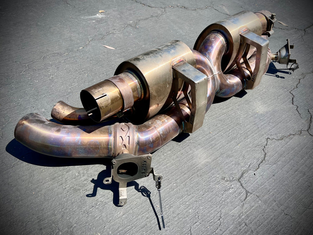Used 992 Kline Exhaust w/ Valves and bypass pipes