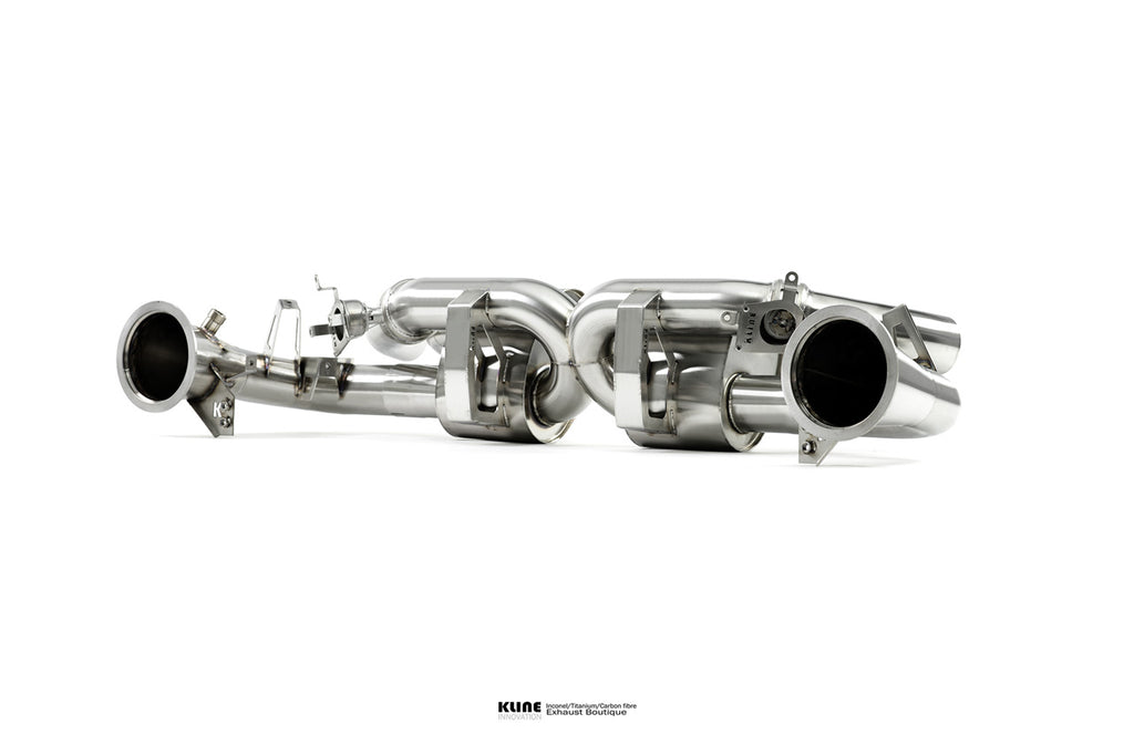 KLINE Valve-Tronic Rear Section Exhaust Porsche 992 Turbo/Turbo S