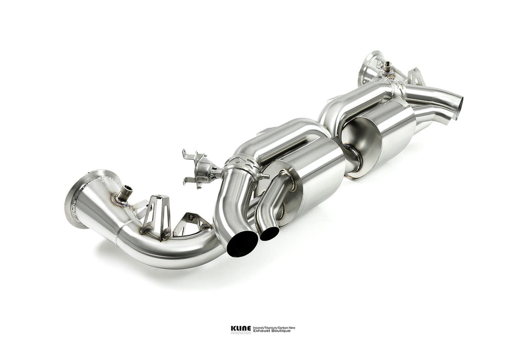 KLINE Valve-Tronic Rear Section Exhaust Porsche 992 Turbo/Turbo S