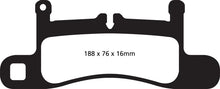 Load image into Gallery viewer, EBC 12-15 Porsche 911 (991) (Cast Iron Rotor only) 3.4 Carrera Yellowstuff Rear Brake Pads