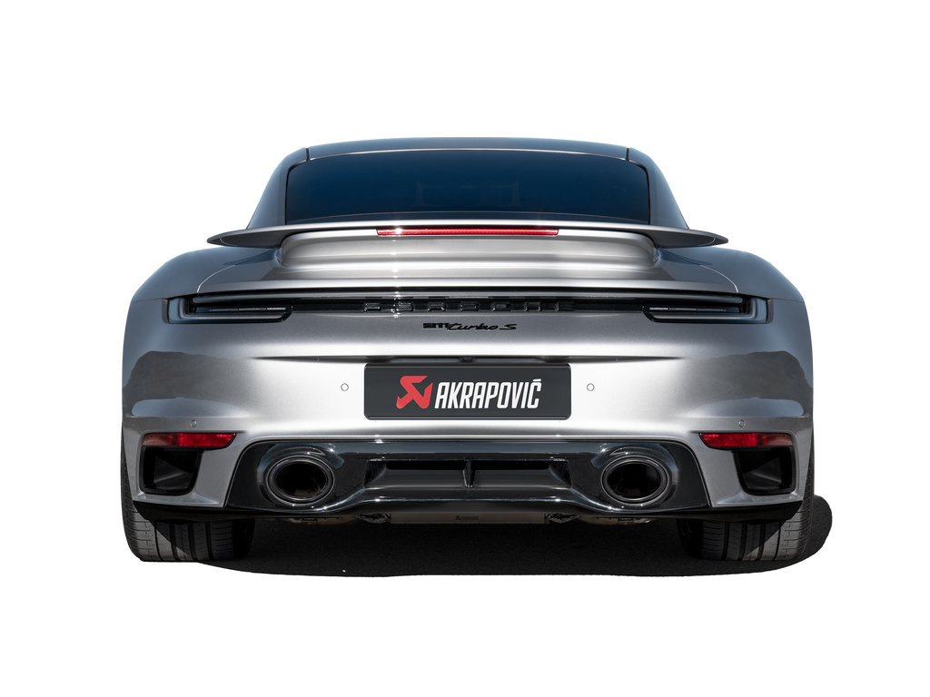 Akrapovic Black Titanium Tips (IN STOCK) - Porsche 992 Turbo / Turbo S