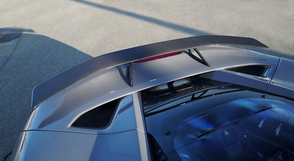 Novitec Rear Wing Visible Carbon Fiber Ferrari F8 Tributo | Spider 2020+