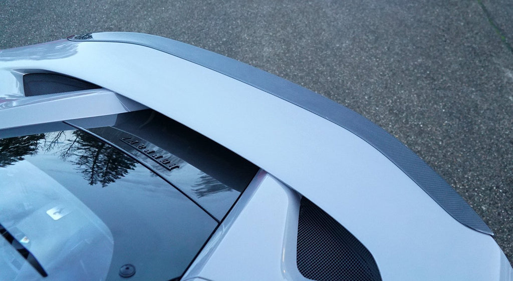 Novitec Rear Spoiler Lip Visible Carbon Fiber Ferrari F8 Tributo | Spider 2020+