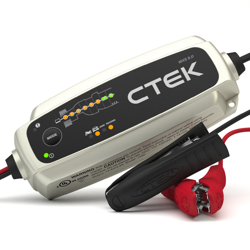 CTEK Battery Charger - MXS 5.0 4.3 Amp 12 Volt – World-Motorsports