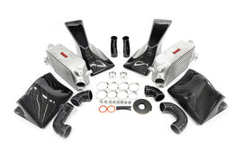 AMS Performance 13-15 Porsche 911 Turbo/Turbo S (991.1) Alpha Intercooler Kit w/Carbon Fiber Shrouds