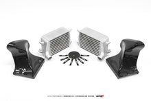 Load image into Gallery viewer, AMS Performance 16-19 Porsche Carrera/Carrera S (991.2) Alpha Intercooler Kit w/Carbon Fiber Shrouds