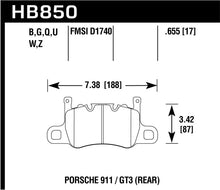 Load image into Gallery viewer, Hawk 14-17 Porsche 911 GT3 DTC-60 Race Rear Brake Pads