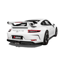 Load image into Gallery viewer, Akrapovic 2018 Porsche 911 GT3 (991.2) Slip-On Race Line (Titanium) w/Header/Link Pipes/Tail Pipes