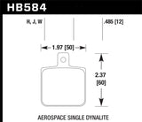 Hawk Aerospace Single Dynalite 12mm Thickness HPS Street Brake Pads