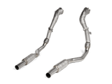 Akrapovic 2020 Audi RS6 Avant (C8) DownPipe (SS) w/Link Pipe Set (Does Not Fit w/L-AU/SS/6)