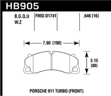Load image into Gallery viewer, Hawk 18 Porsche 911 HPS 5.0 Front Brake Pads