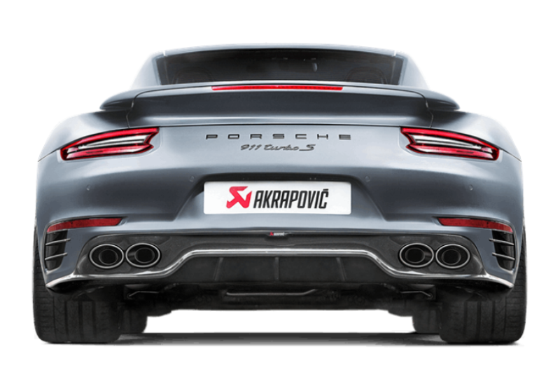 Akrapovic Carbon Fiber Diffuser (Gloss) - Porsche 991.2 Turbo/Turbo S
