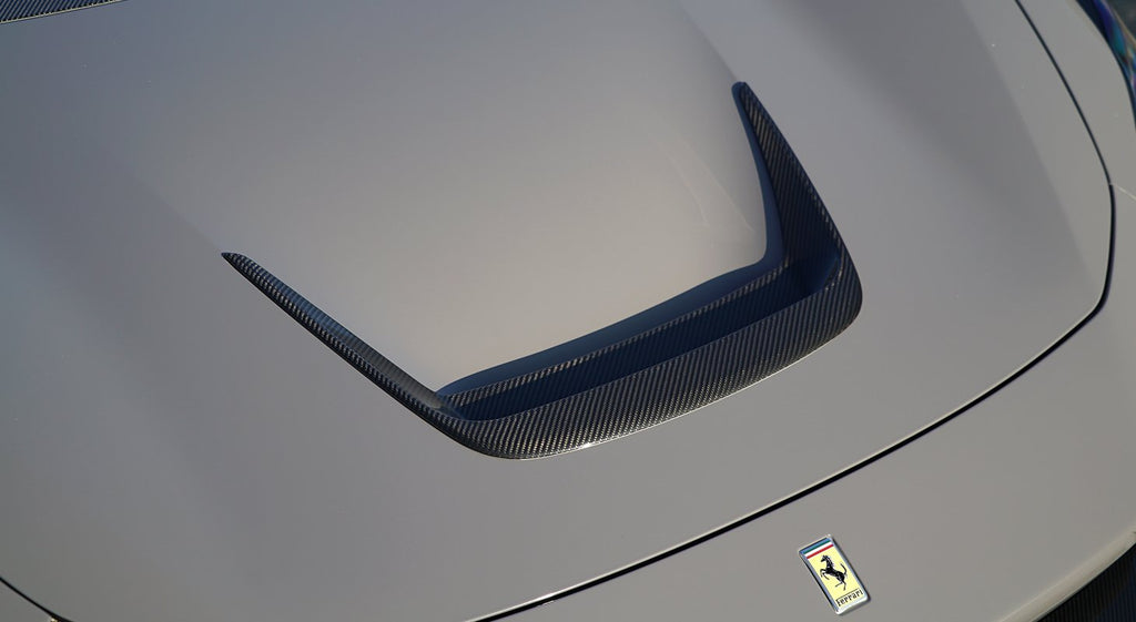 Novitec Insert Trunk Lid Visible Carbon Fiber Ferrari F8 Tributo | Spider 2020+