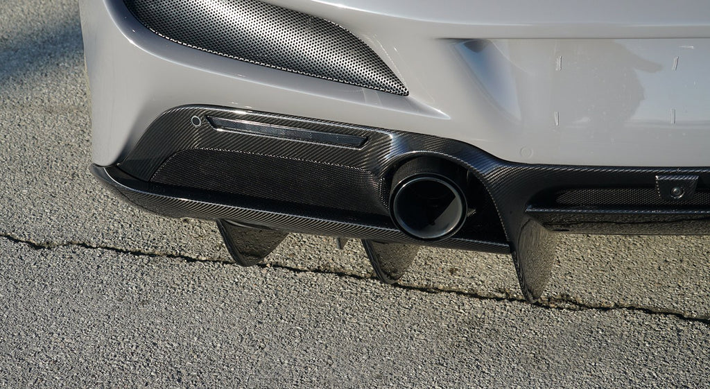 Novitec Diffuser Attachment Visible Carbon Fiber Ferrari F8 Tributo | Spider 2020+