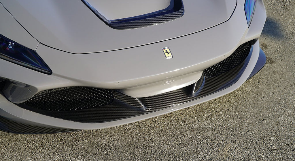 Novitec Cover Front Bumper Cover Visible Carbon Ferrari F8 Tributo | Spider 2020+