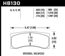 Load image into Gallery viewer, Hawk Brembo X9 060 71/74 / Brembo XA4 D3 01/04 / Wilwood Integra IP Racing DTC-70 Brake Pads