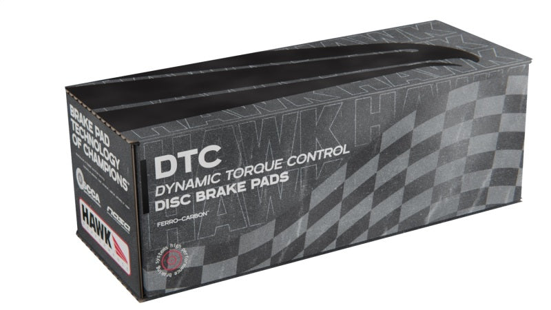 Hawk Ferro-Carbon Black Powder Coat DTC-70 Motorsports Brake Pads - 12.446mm Thickness