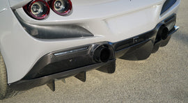 Novitec Rear Diffuser Visible Carbon Fiber Ferrari F8 Tributo | Spider 2020+