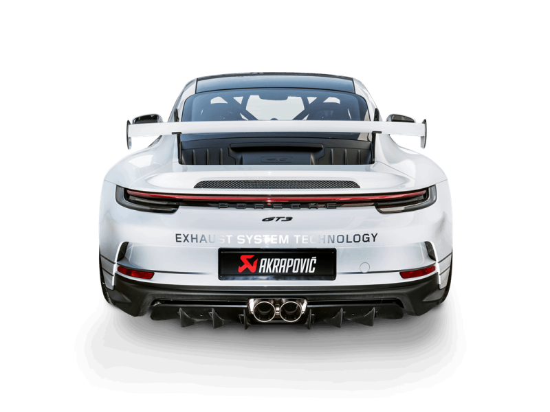Akrapovic Full Titanium Exhaust System - Porsche 992 GT3 - Comes w/Titanium Tips